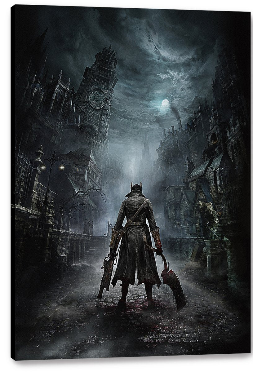 Bloodborne Hunter Decorative Painting (paper and canvas) art poster printing print