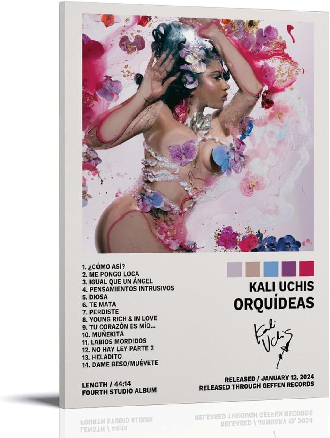 Kali Uchis Orquideas Album Cover Posters(Paper and Canvas) Art Poster Printing Print