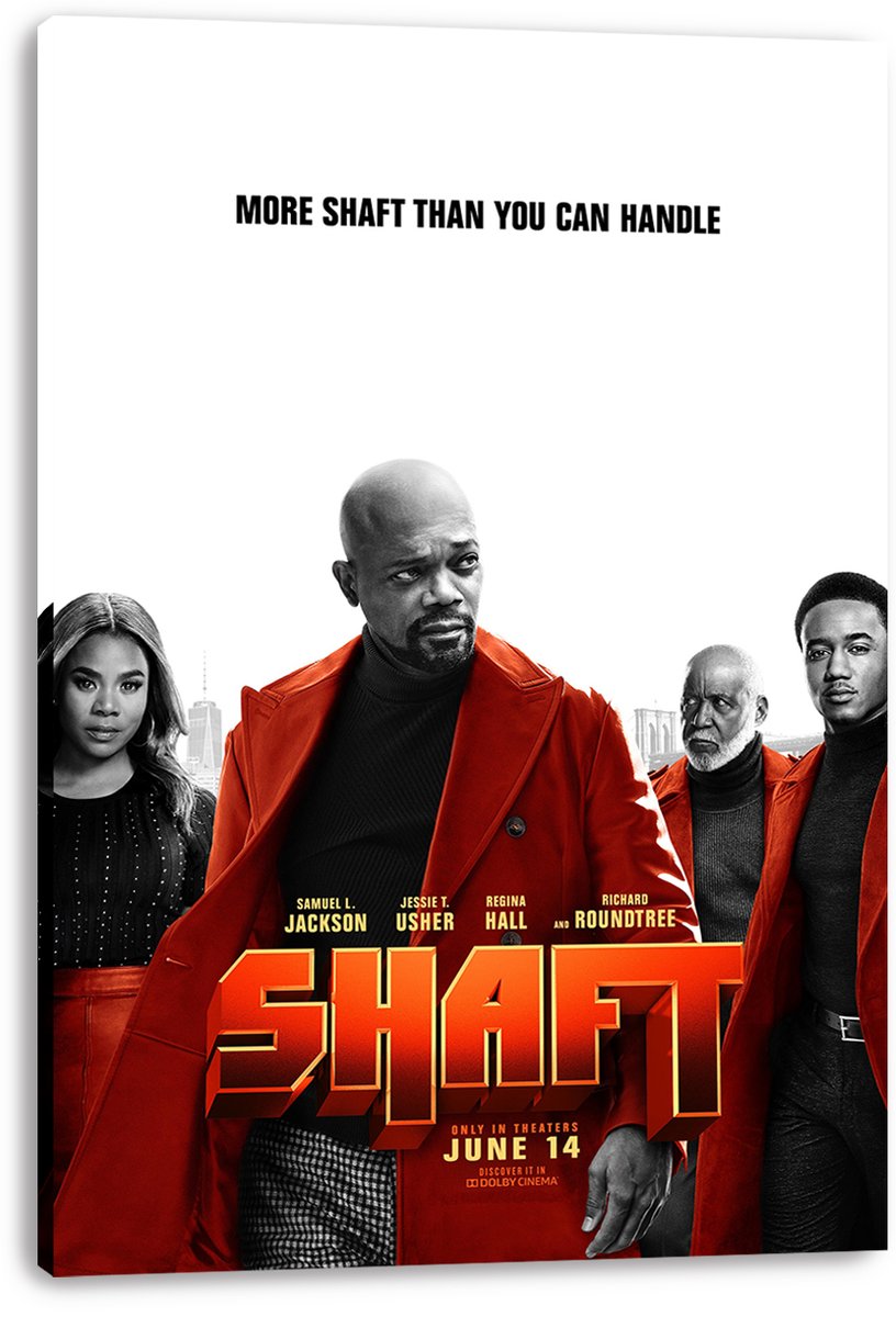 Shaft Movie Cast Decorative Painting (paper and canvas) art poster printing print