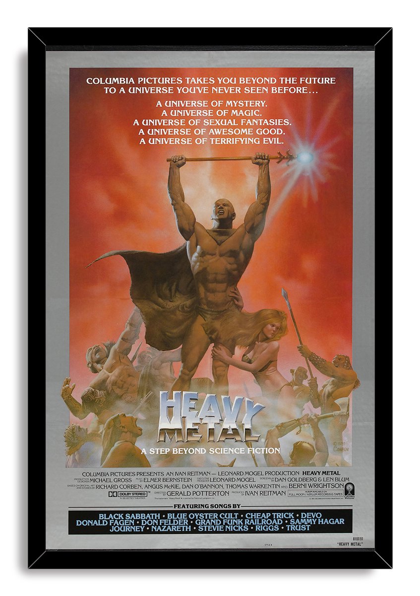 Heavy Metal Movie Poster Decorative Painting (paper and canvas) art poster printing print