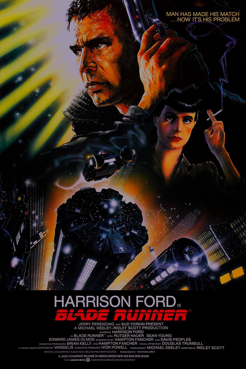 Blade Runner Sci-Fi Movie Decorative Painting (paper and canvas) art poster printing print