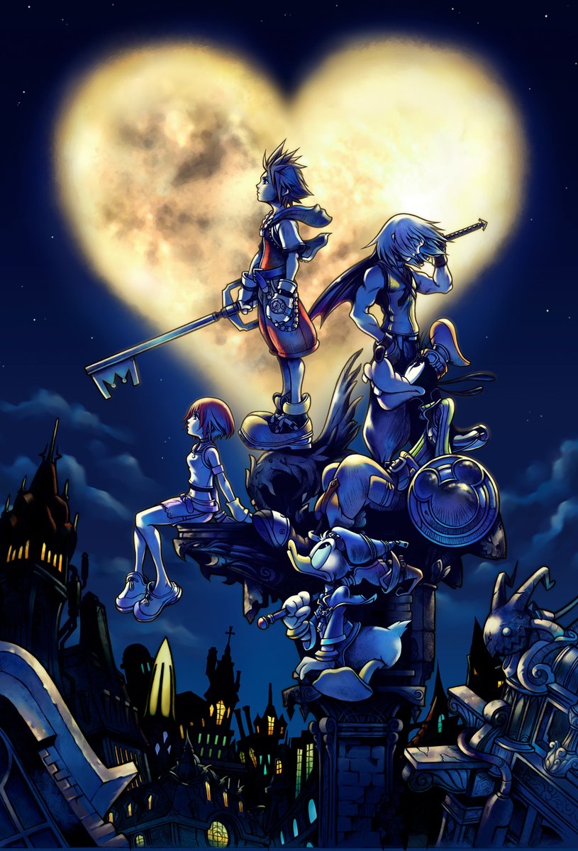 Kingdom Hearts Characters Decorative Painting (paper and canvas) art poster printing print