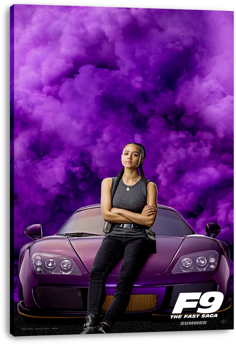 Ramsey F9 Fast & Furious Movie Decorative Painting (paper and canvas) art poster printing print