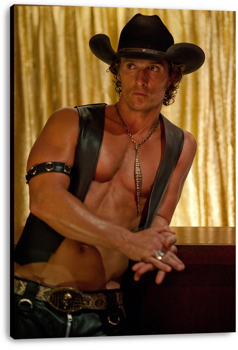 Matthew McConaughey Magic Mike Decorative Painting (paper and canvas) art poster printing print