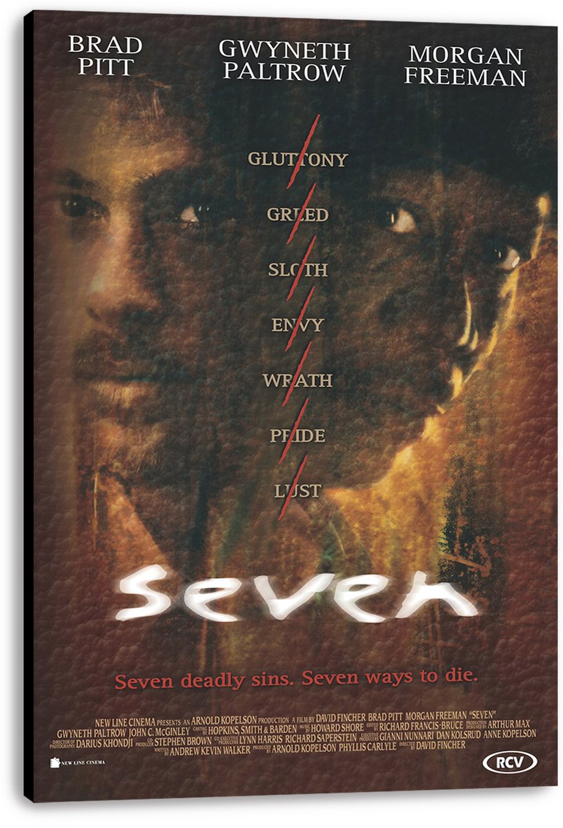 Se7en Movie Poster Decorative Painting (paper and canvas) art poster printing print