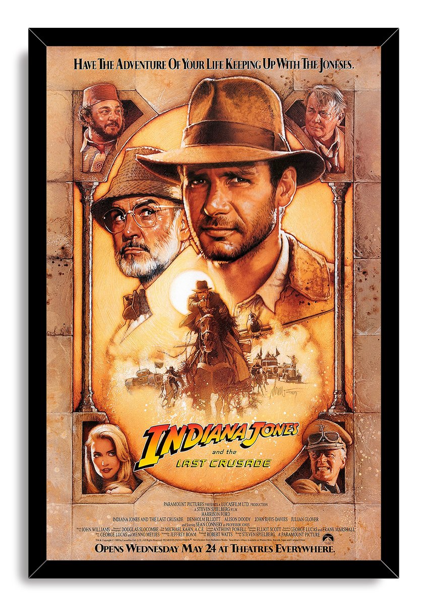 Indiana Jones Decorative Painting (paper and canvas) art poster printing print