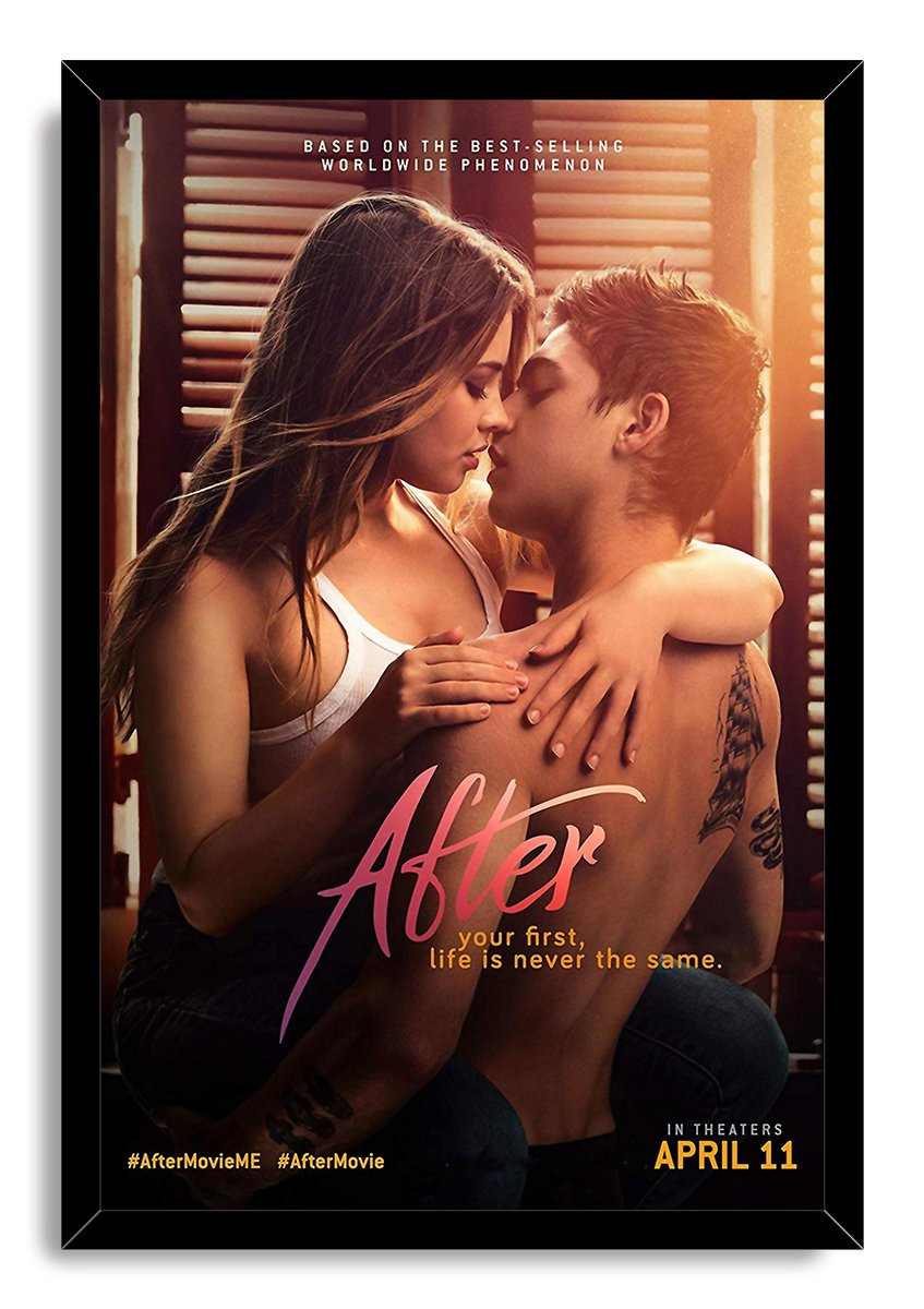 After Movie Romantic Couple Decorative Painting (paper and canvas) art poster printing print