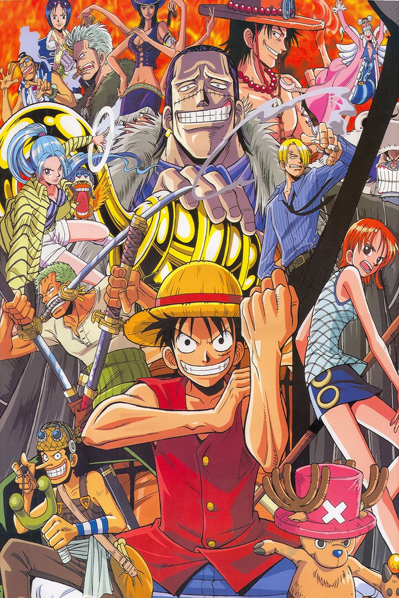 One Piece Straw Hat Pirates & Allies Decorative Painting (paper and canvas) art poster printing print