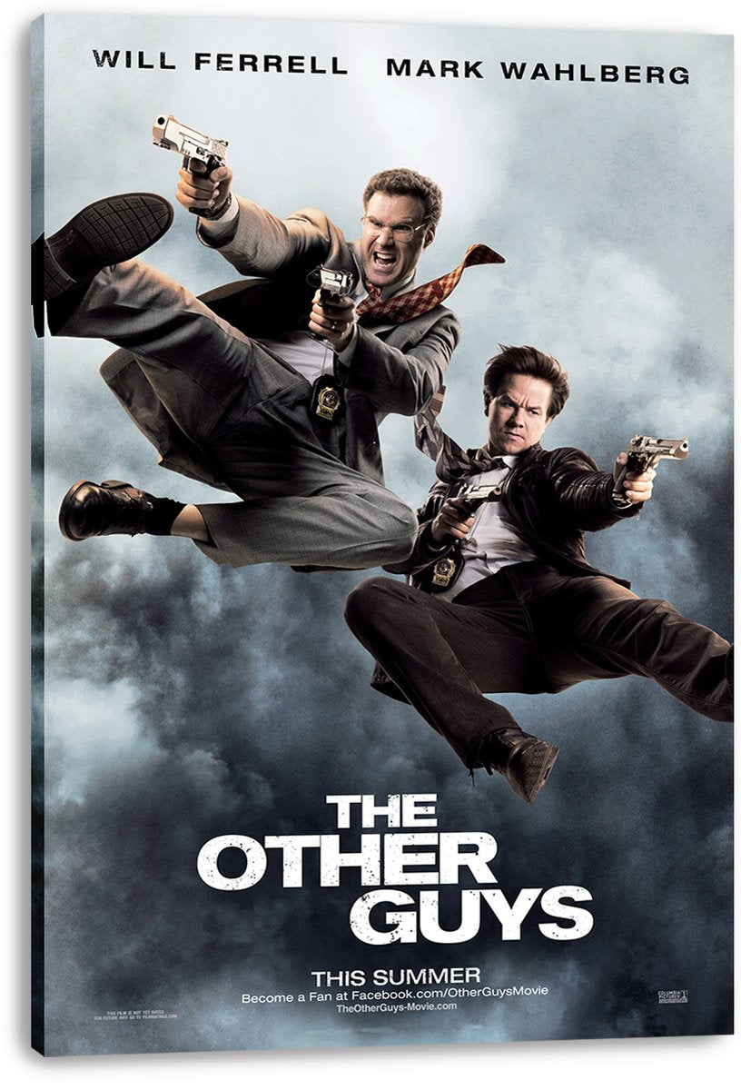 The Other Guys Movie Will Ferrell Mark Wahlberg Decorative Painting (paper and canvas) art poster printing print