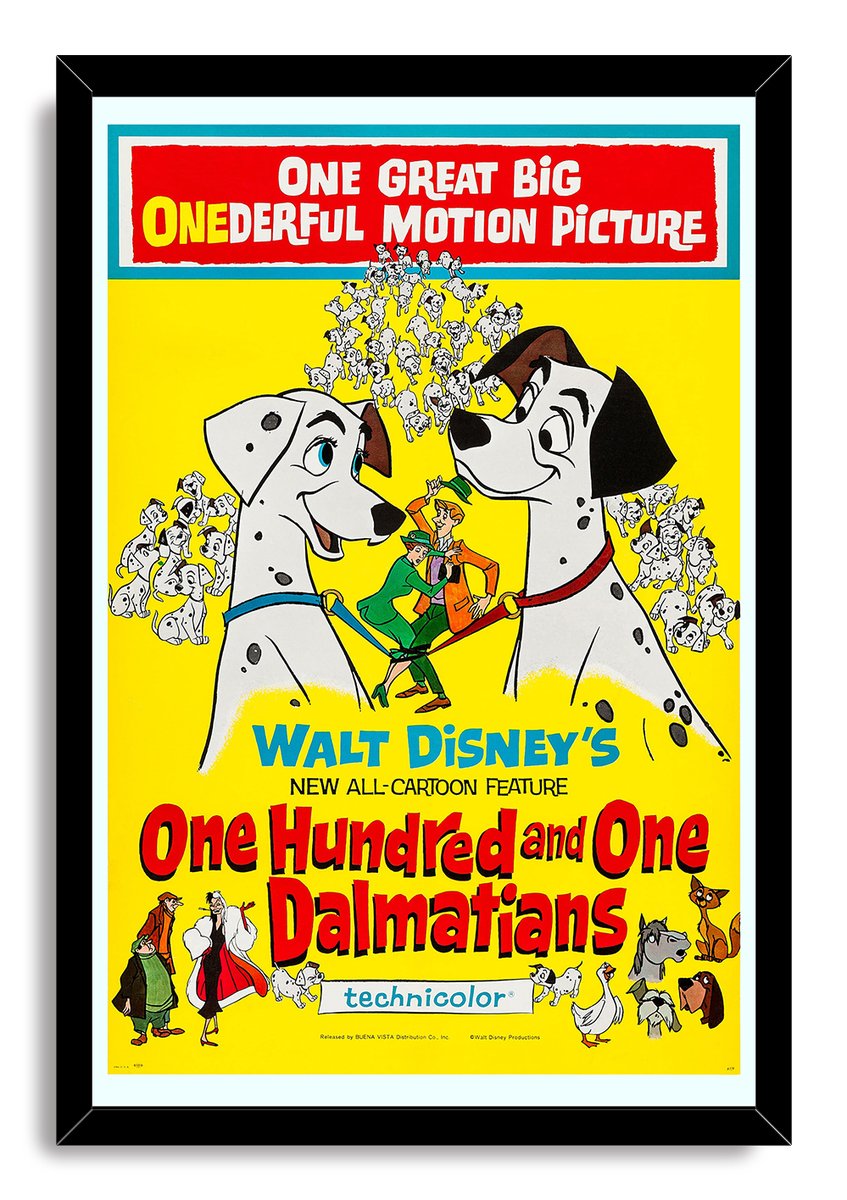 One Hundred and One Dalmatians Decorative Painting (paper and canvas) art poster printing print