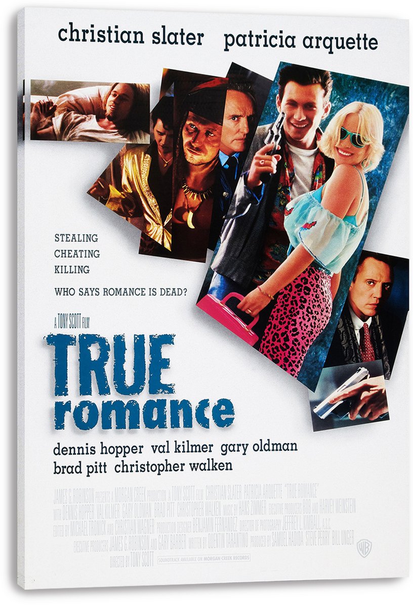 True Romance Movie Poster Decorative Painting (paper and canvas) art poster printing print