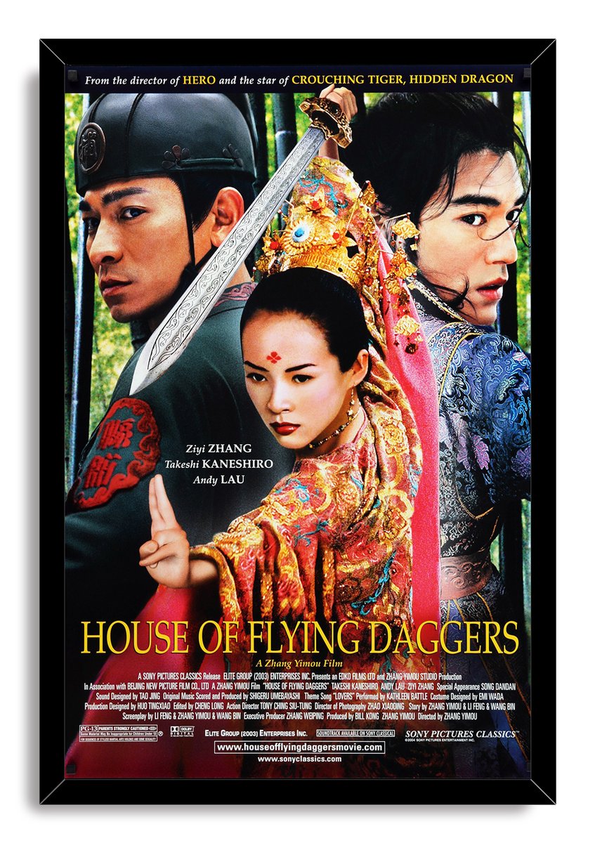 House of Flying Daggers Ziyi Zhang Takeshi Kaneshiro Andy Lau Decorative Painting (paper and canvas) art poster printing print
