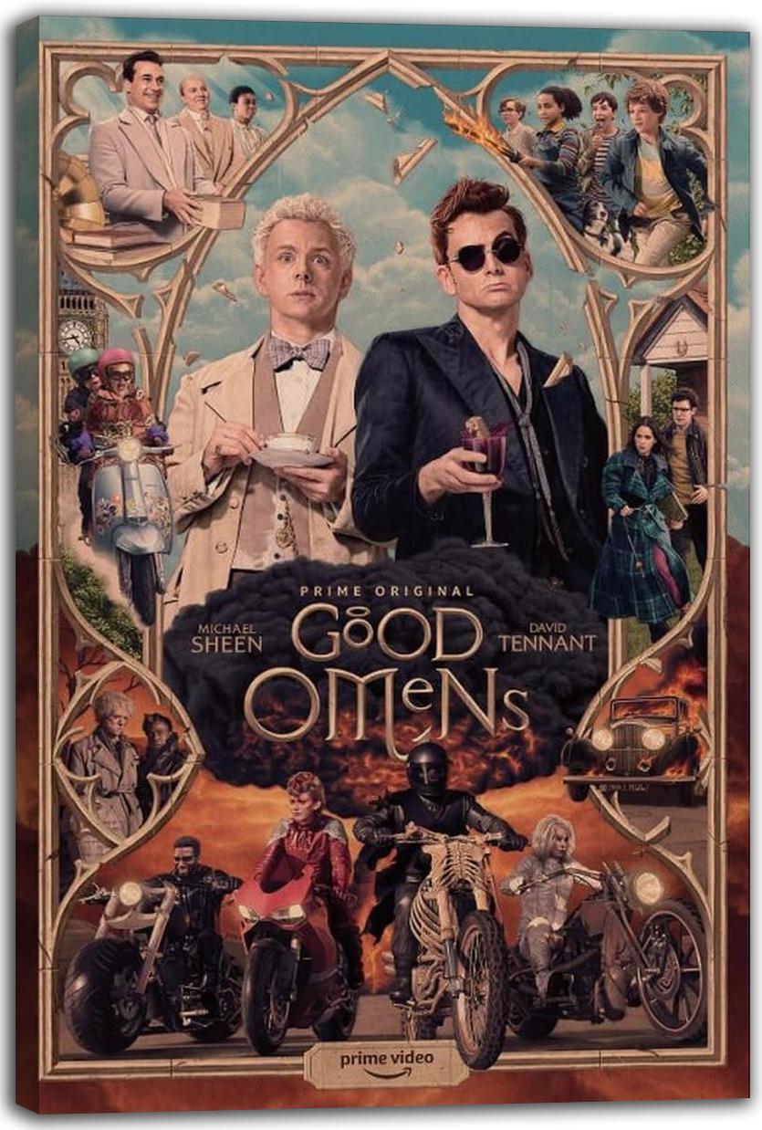 Classic Miniseries Poster Good Omens Decorative Art (Paper and Canvas) Art Poster Printing Print