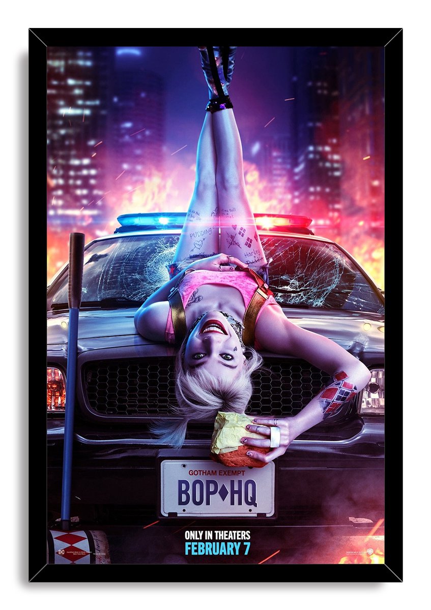Harley Quinn Birds of Prey Decorative Painting (paper and canvas) art poster printing print