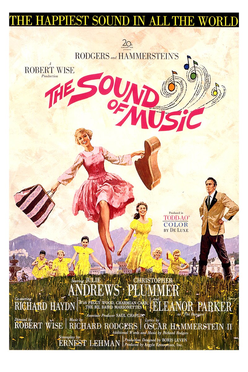 The Sound of Music Movie Poster Decorative Painting (paper and canvas) art poster printing print