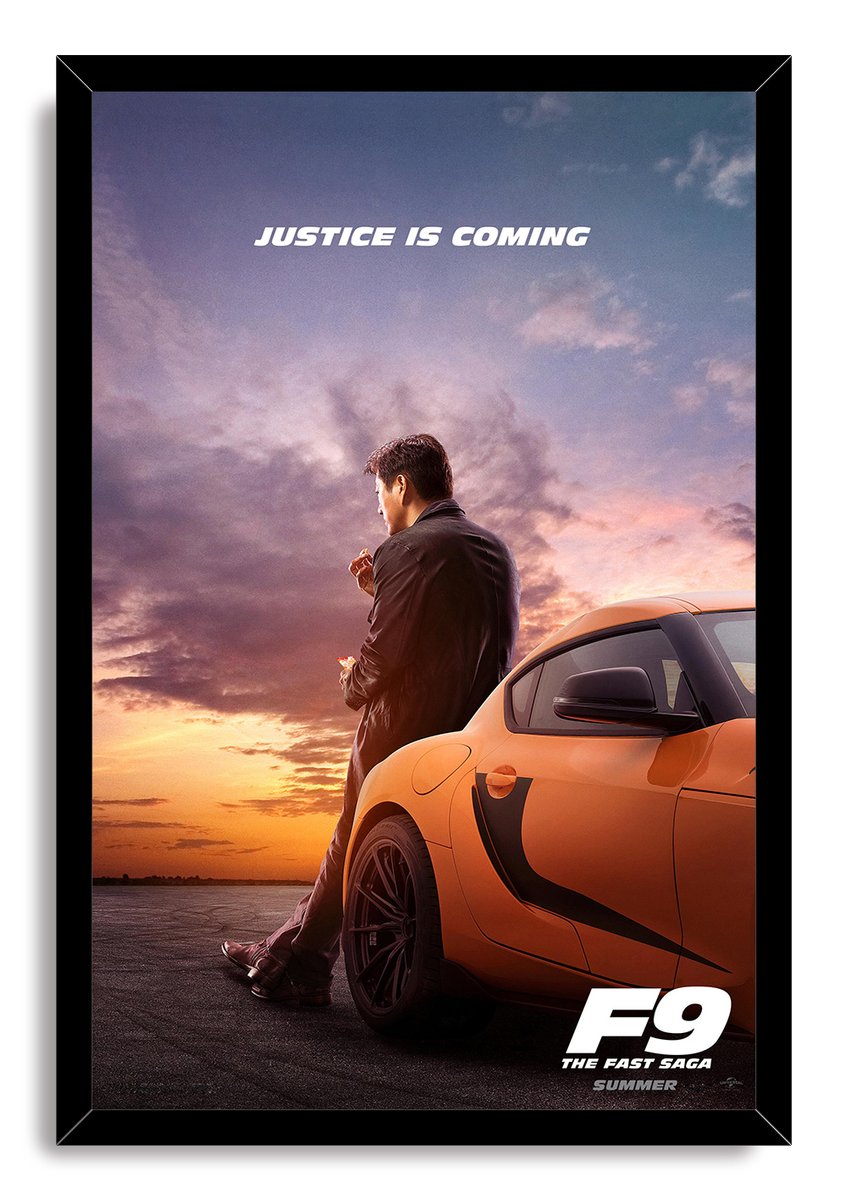 F9 Fast & Furious Han Lue Decorative Painting (paper and canvas) art poster printing print