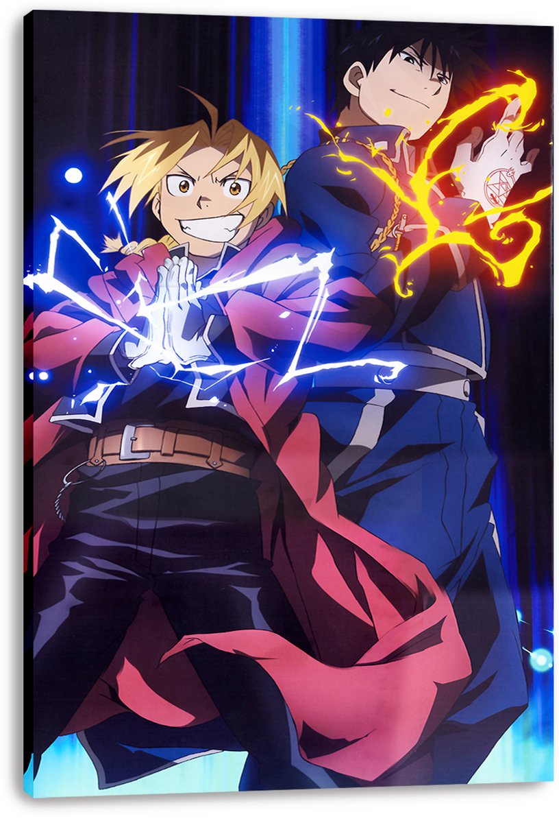 Fullmetal Alchemist Edward Elric Roy Mustang Decorative Painting (paper and canvas) art poster printing print