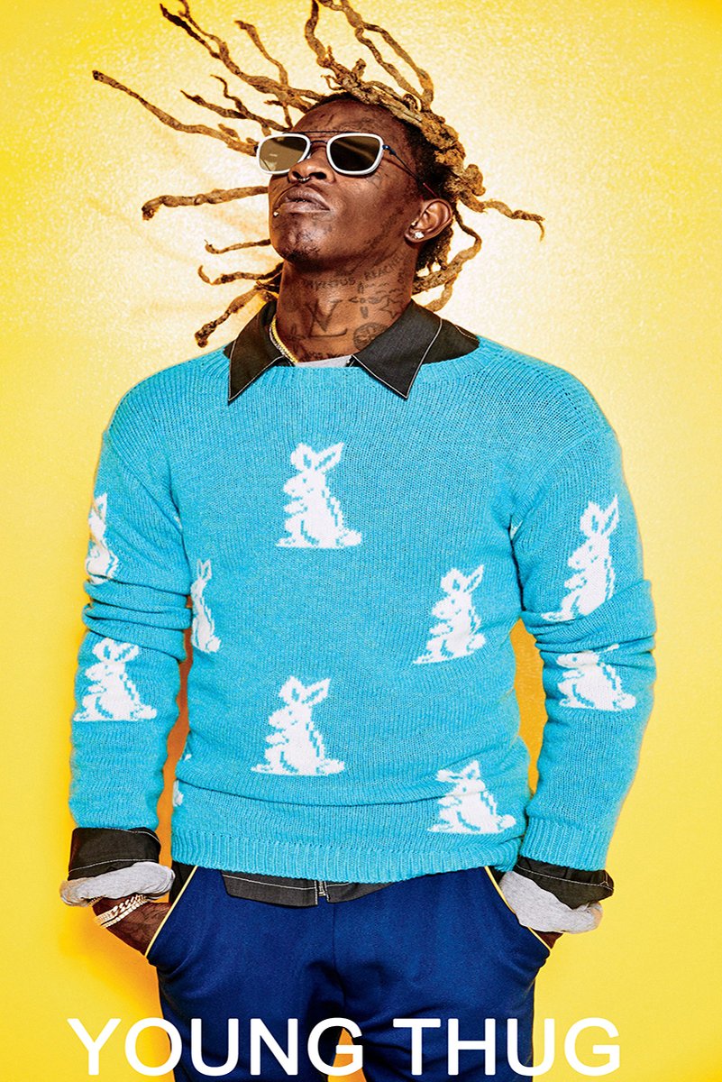 Young Thug Decorative Painting (paper and canvas) art poster printing print