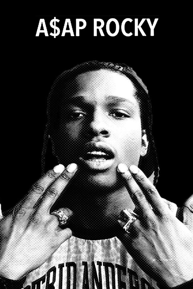 A$AP Rocky Decorative Painting (paper and canvas) art poster printing print
