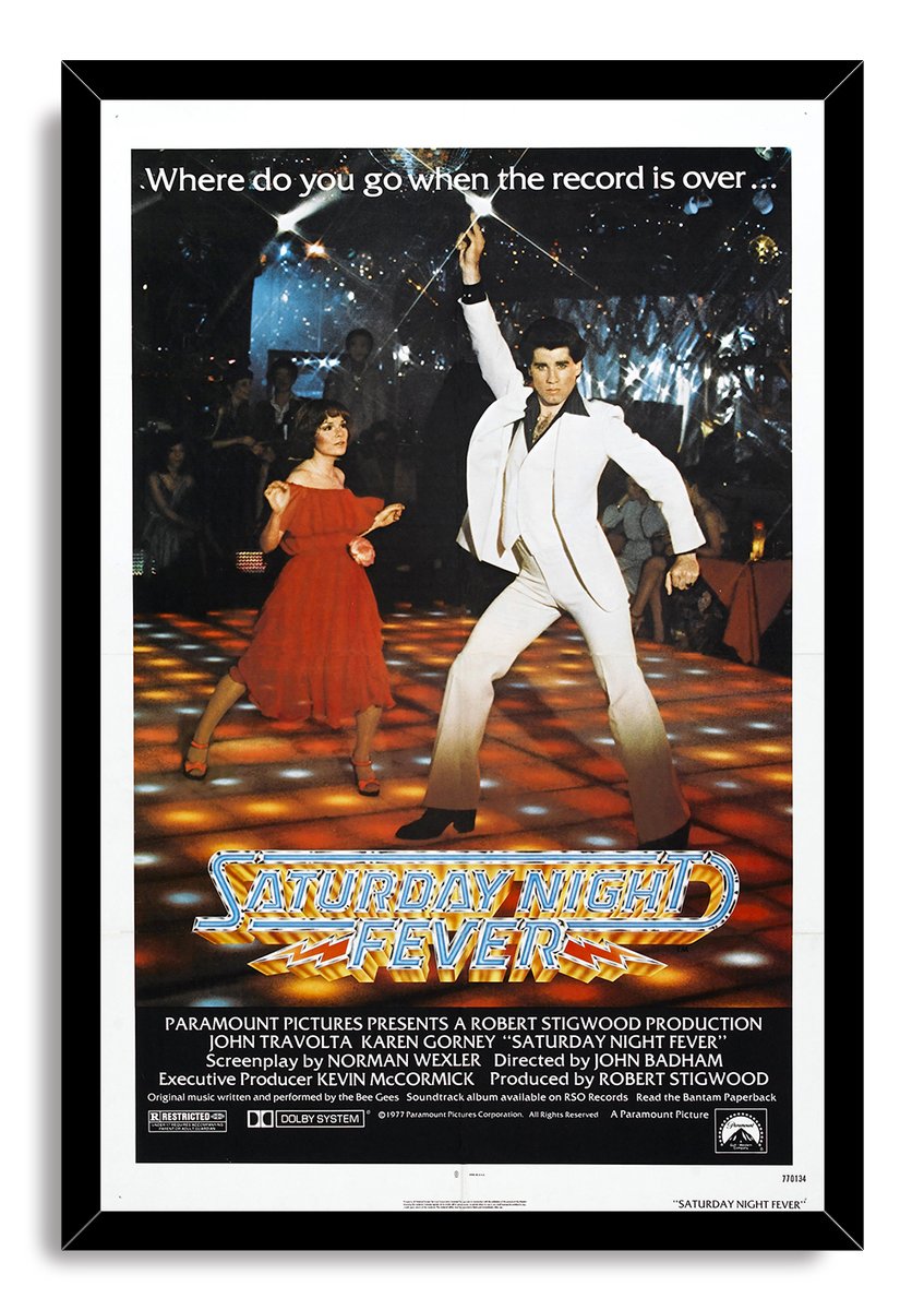 Saturday Night Fever Movie Poster Decorative Painting (paper and canvas) art poster printing print