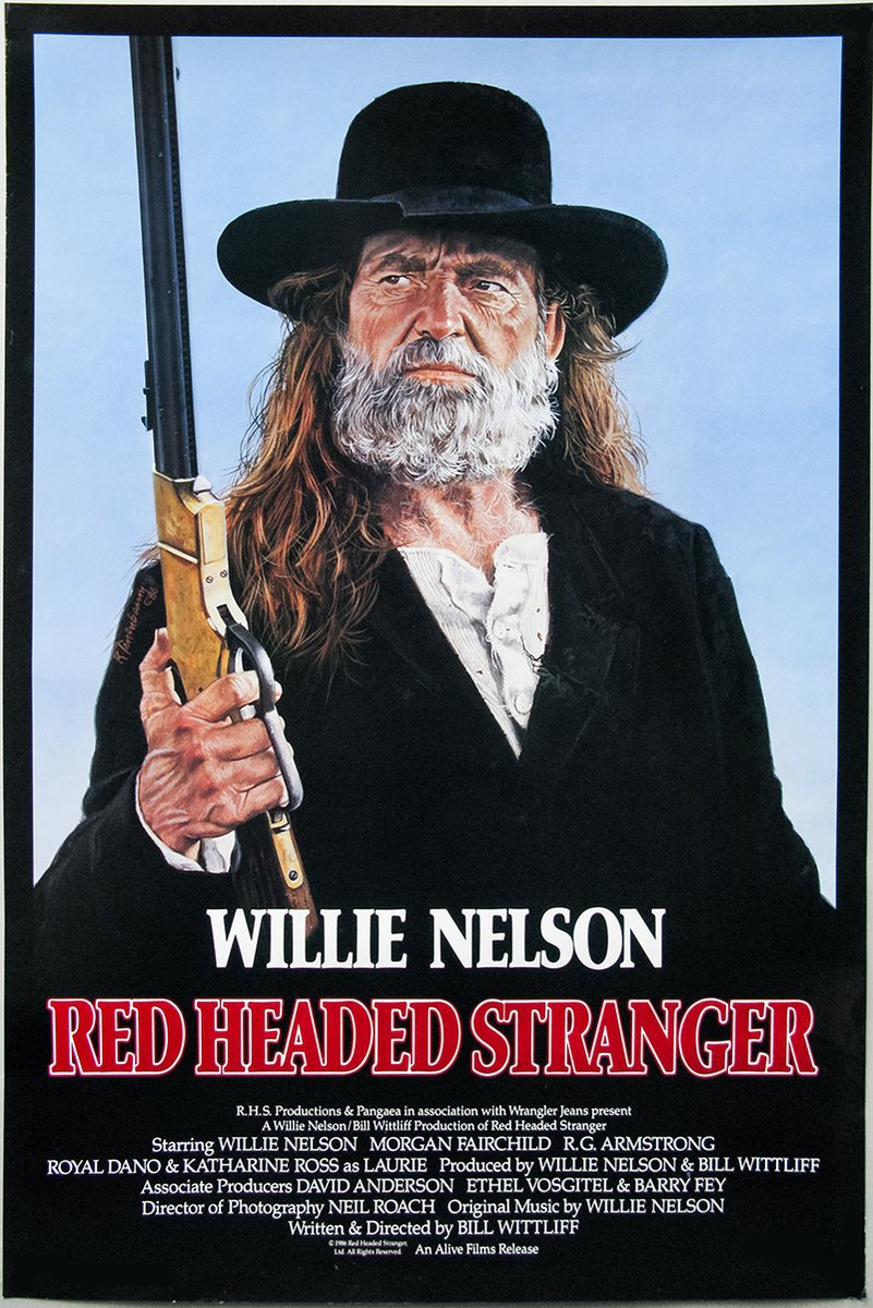 Willie Nelson Red Headed Stranger Western Decorative Painting (paper and canvas) art poster printing print