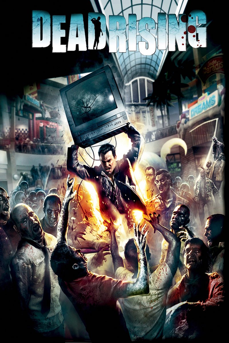 Dead Rising Frank West Zombie Horde Decorative Painting (paper and canvas) art poster printing print
