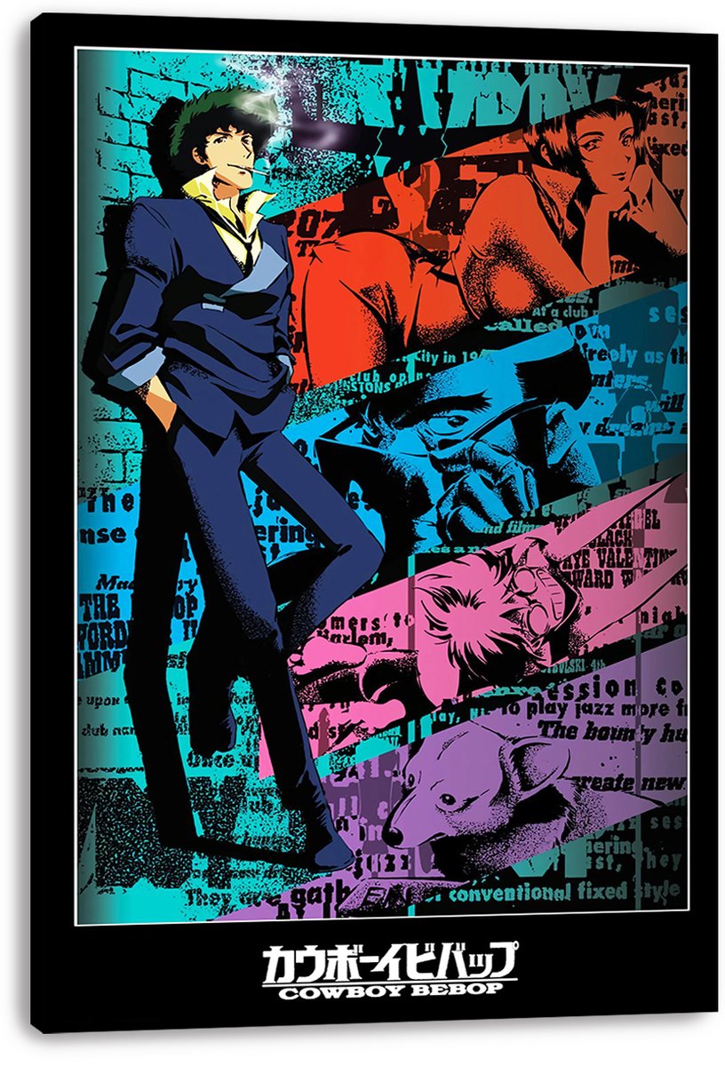 Cowboy Bebop Decorative Painting (paper and canvas) art poster printing print