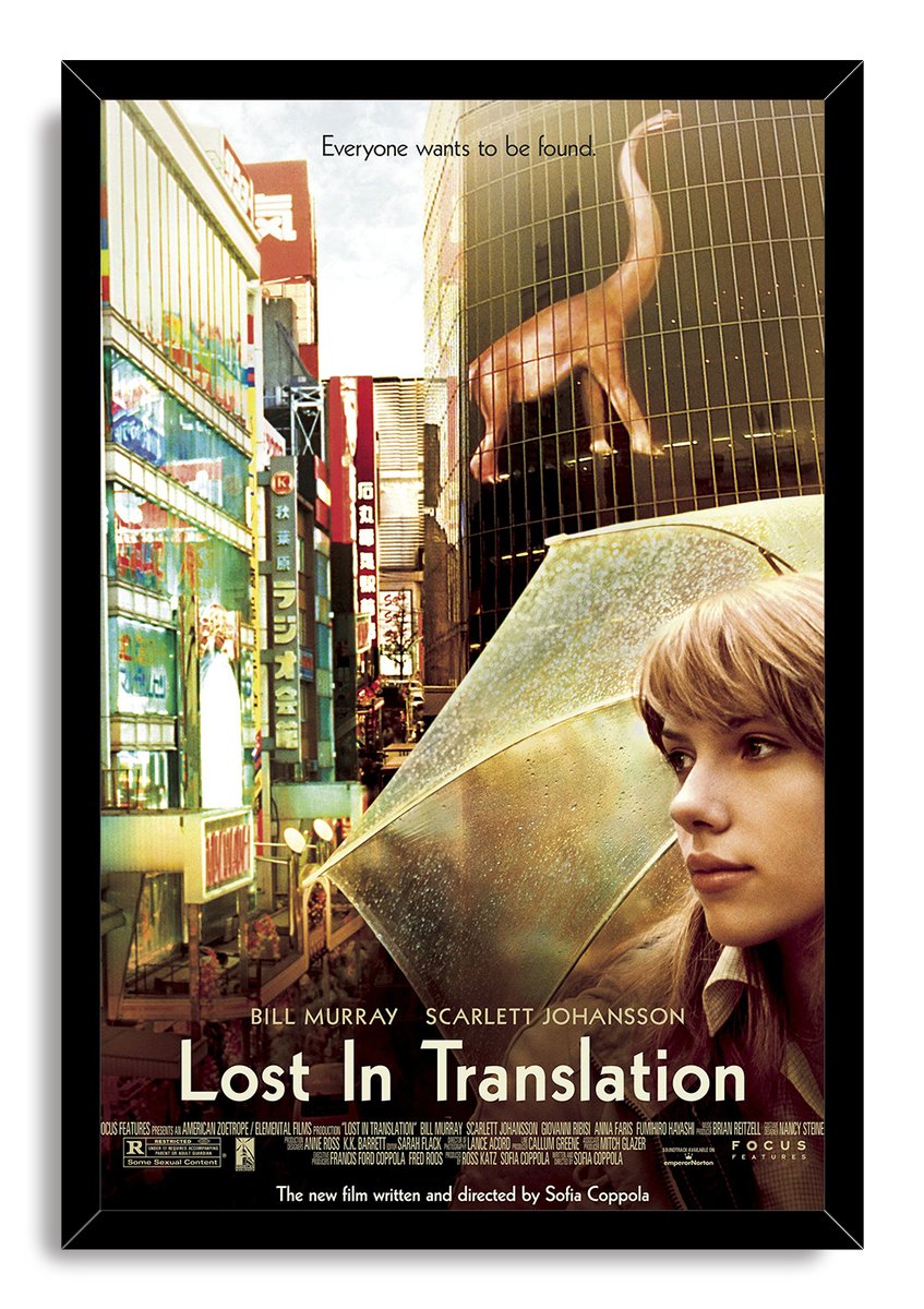Lost In Translation Movie Poster Decorative Painting (paper and canvas) art poster printing print