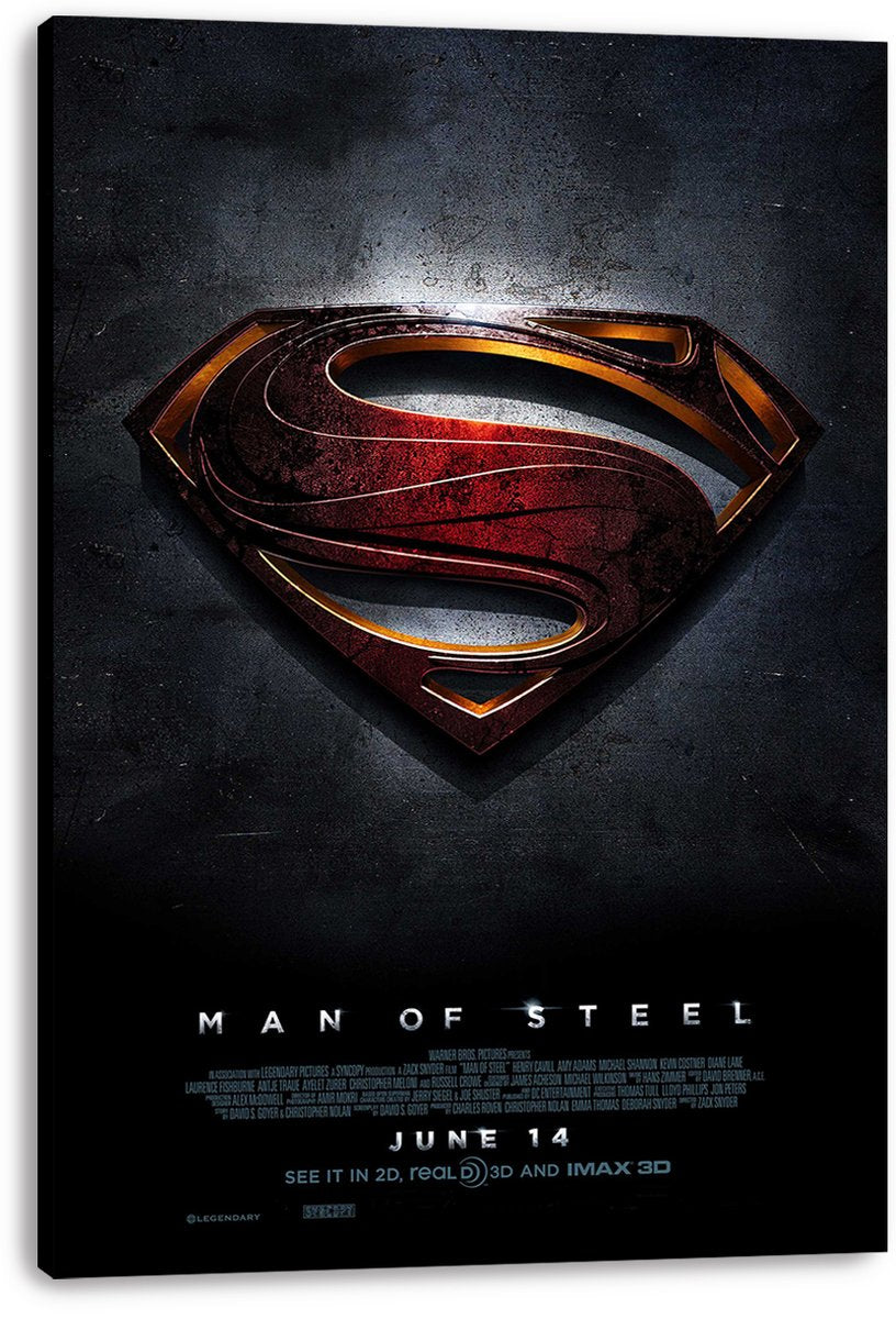 Man of Steel Decorative Painting (paper and canvas) art poster printing print
