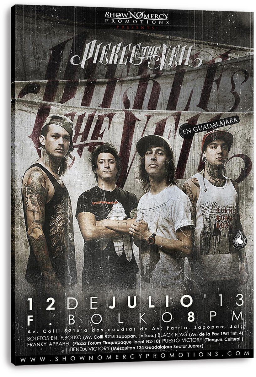 Pierce The Veil Decorative Painting (paper and canvas) art poster printing print