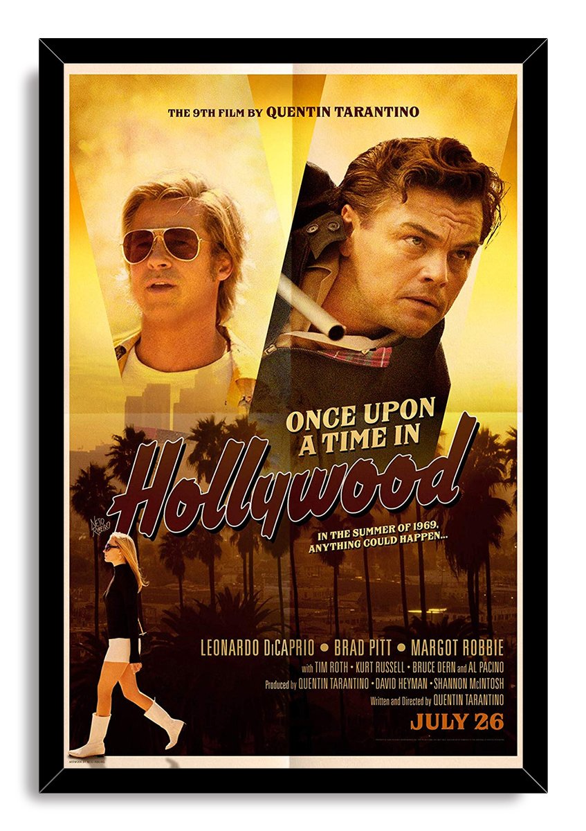 Once Upon a Time in Hollywood Movie Decorative Painting (paper and canvas) art poster printing print