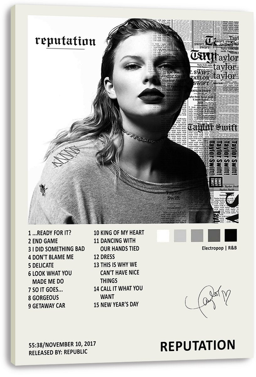 Taylor Swift Reputation Album Decorative Painting (paper and canvas) art poster printing print