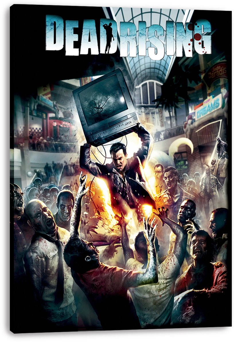 Dead Rising Frank West Zombie Horde Decorative Painting (paper and canvas) art poster printing print