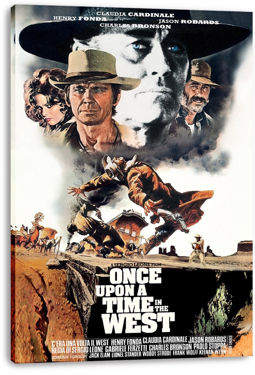 Once Upon a Time in the West Movie Poster Decorative Painting (paper and canvas) art poster printing print