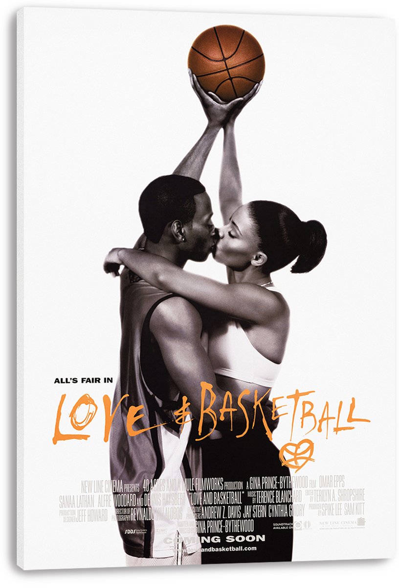 Love & Basketball Movie Poster Decorative Painting (paper and canvas) art poster printing print