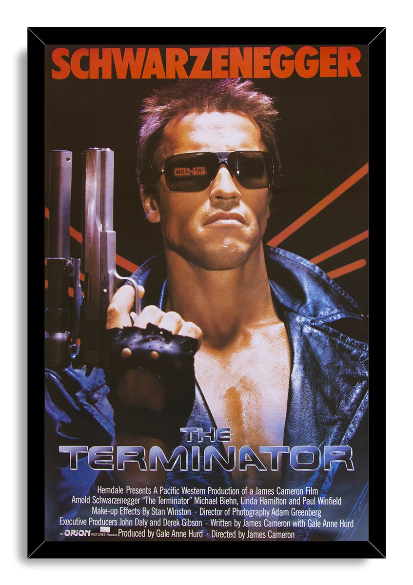 The Terminator Arnold Schwarzenegger Decorative Painting (paper and canvas) art poster printing print