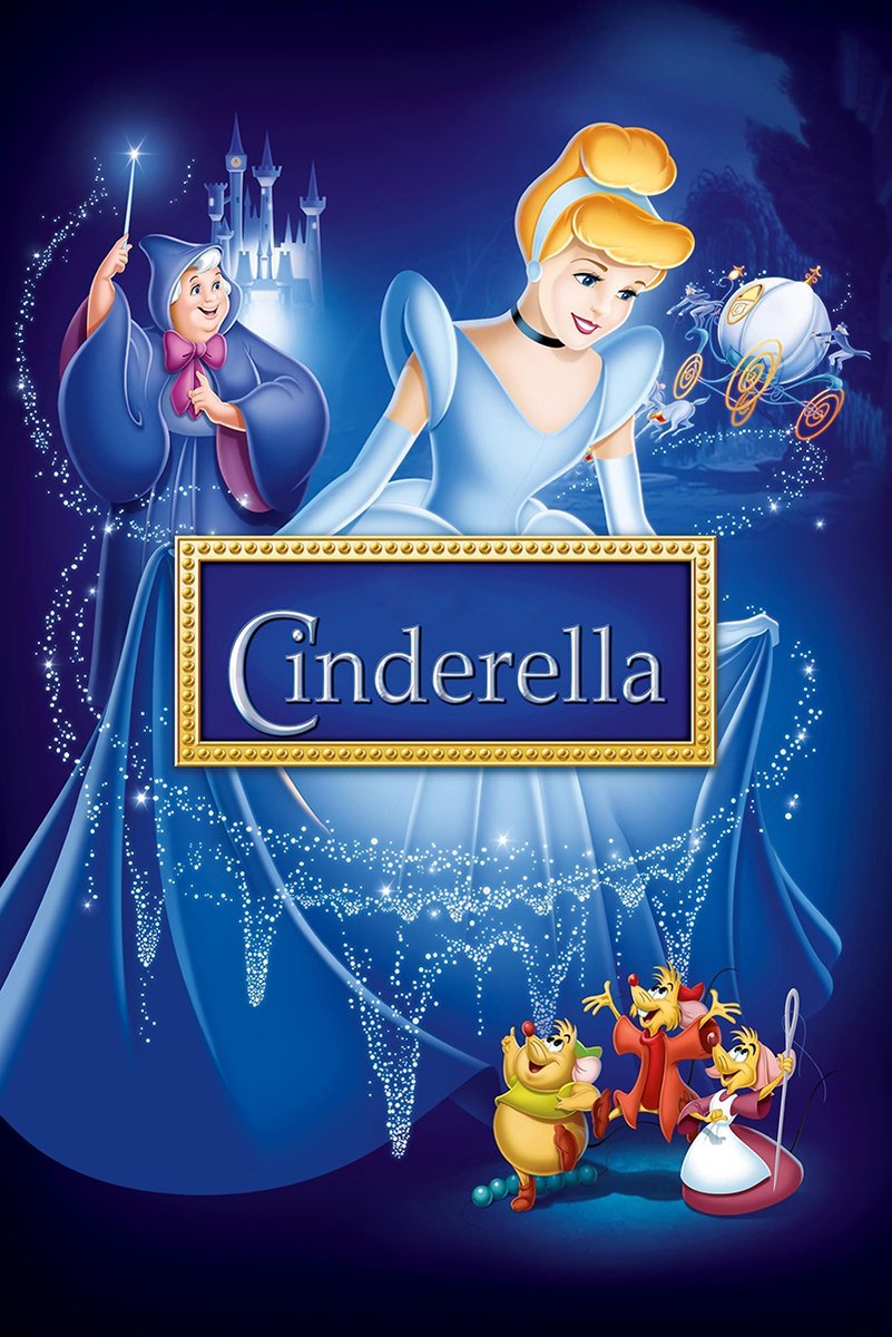 Cinderella Decorative Painting (paper and canvas) art poster printing print
