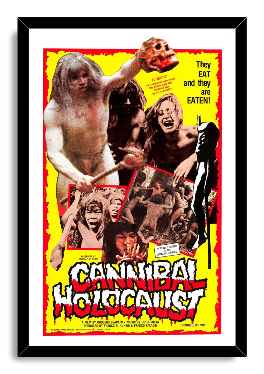 Cannibal Holocaust Movie Poster Decorative Painting (paper and canvas) art poster printing print