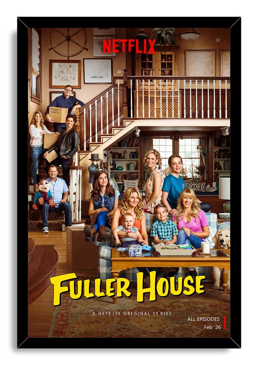 Fuller House Cast Decorative Painting (paper and canvas) art poster printing print