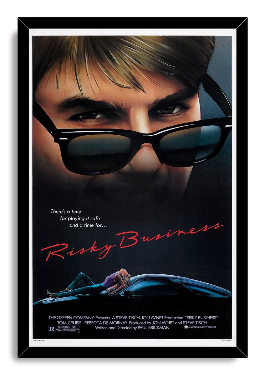 Risky Business Tom Cruise Decorative Painting (paper and canvas) art poster printing print