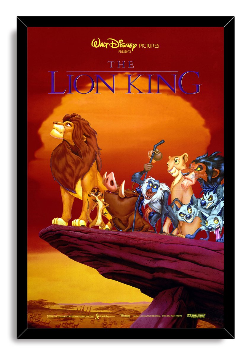 The Lion King Decorative Painting (paper and canvas) art poster printing print