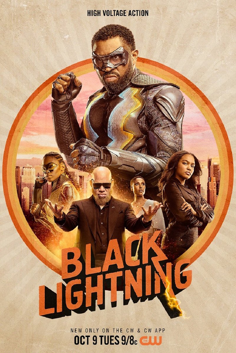 Black Lightning TV Series Decorative Painting (paper and canvas) art poster printing print