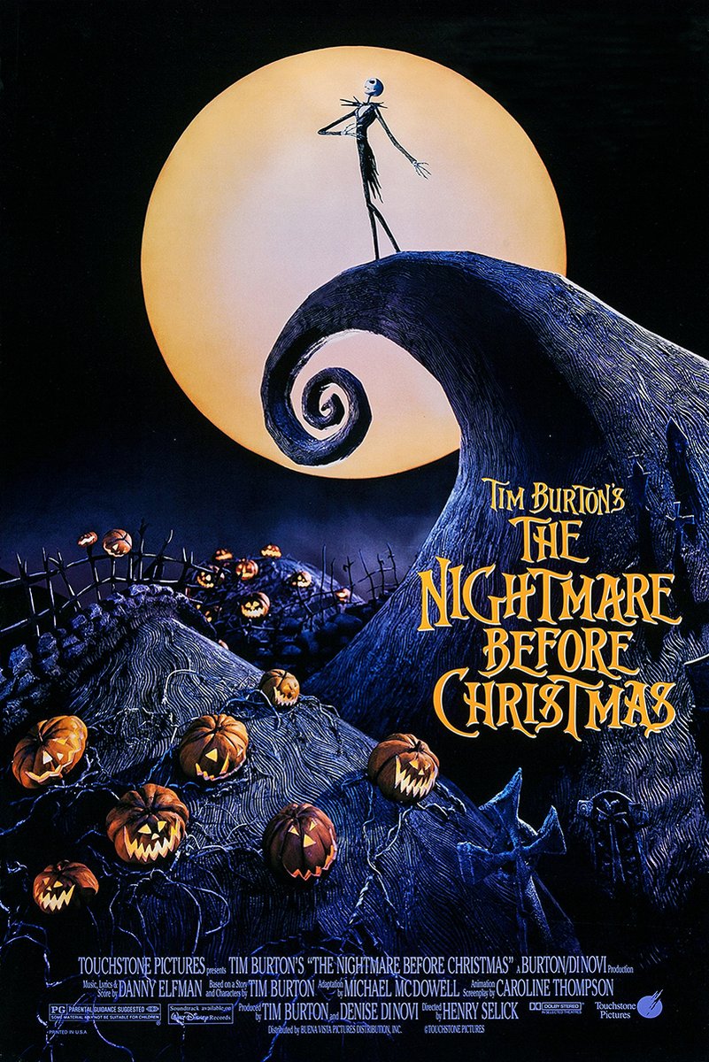 Jack Skellington The Nightmare Before Christmas Decorative Painting (paper and canvas) art poster printing print