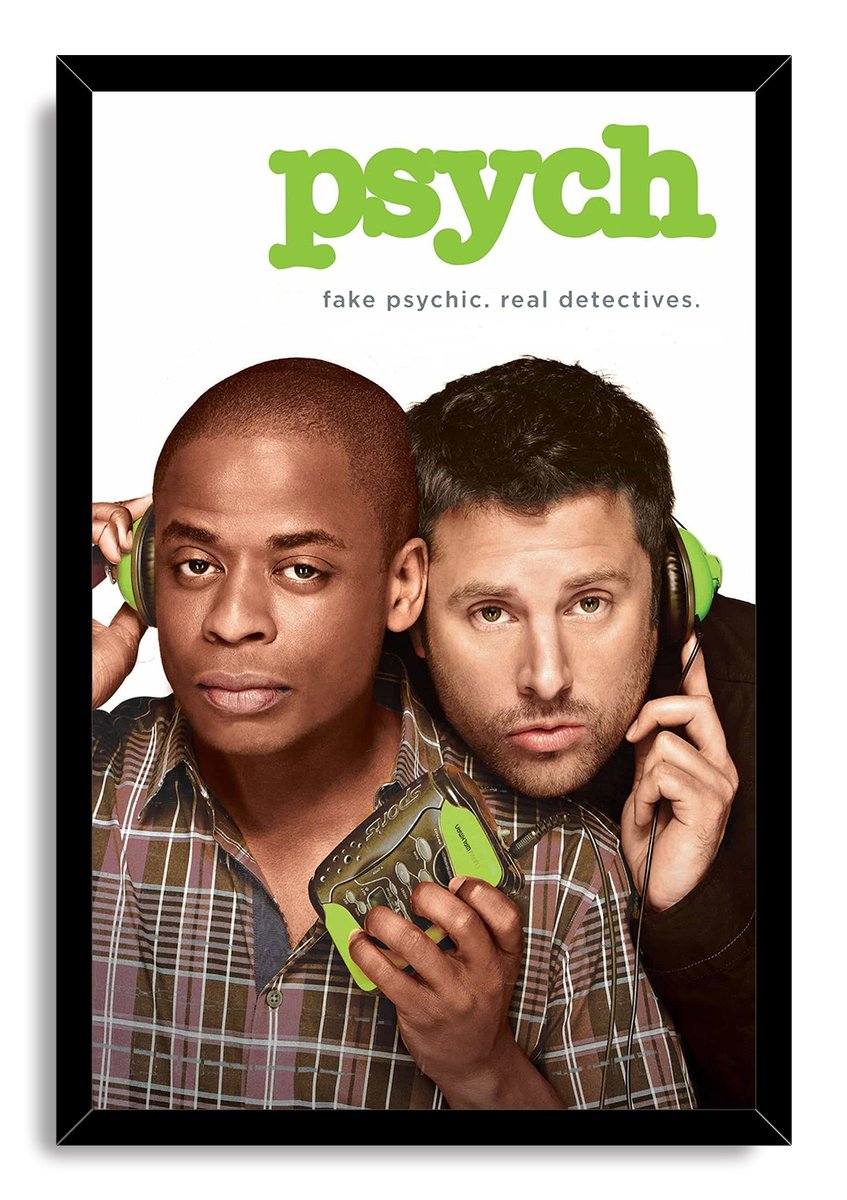 Psych TV Show Cast Decorative Painting (paper and canvas) art poster printing print