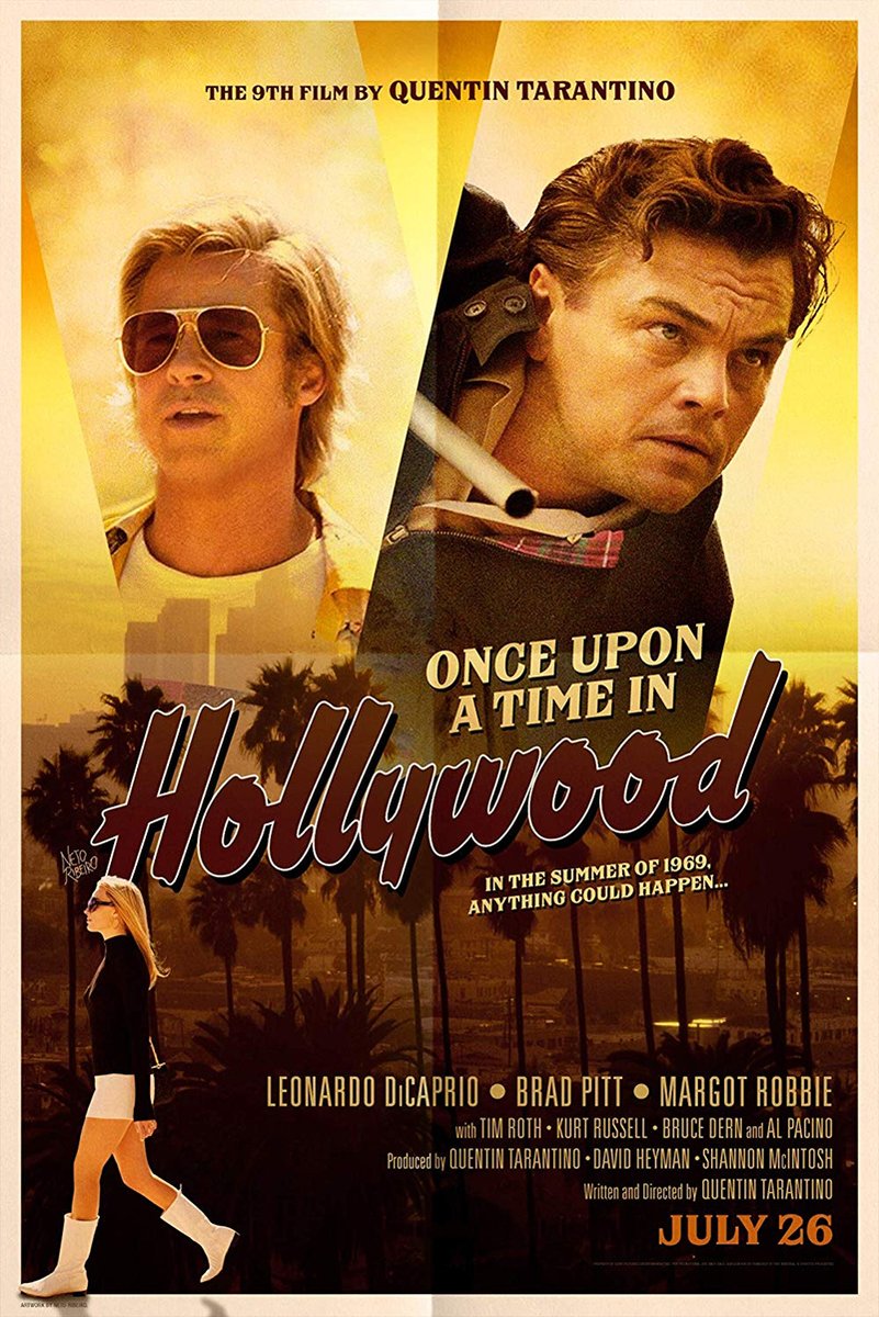 Once Upon a Time in Hollywood Decorative Painting (paper and canvas) art poster printing print