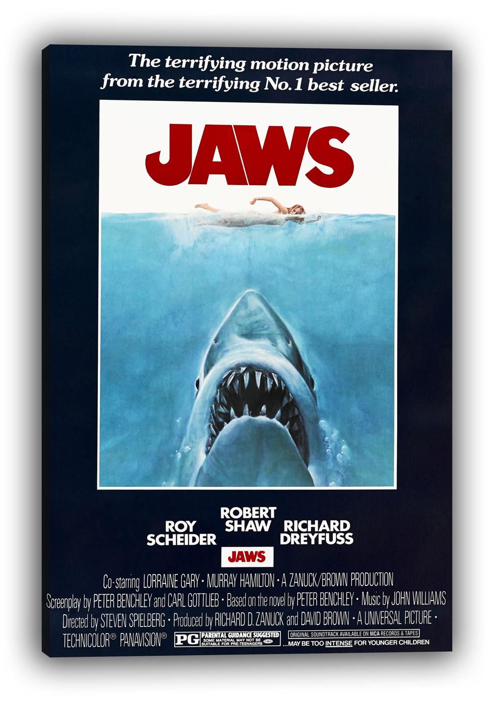 Jaws Movie Poster Officially Licensed (paper and canvas) art poster printing print