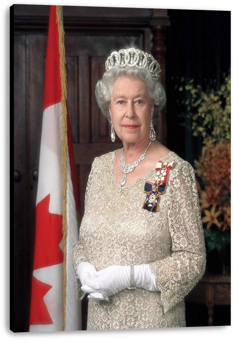 Queen Elizabeth II Decorative Painting (paper and canvas) art poster printing print