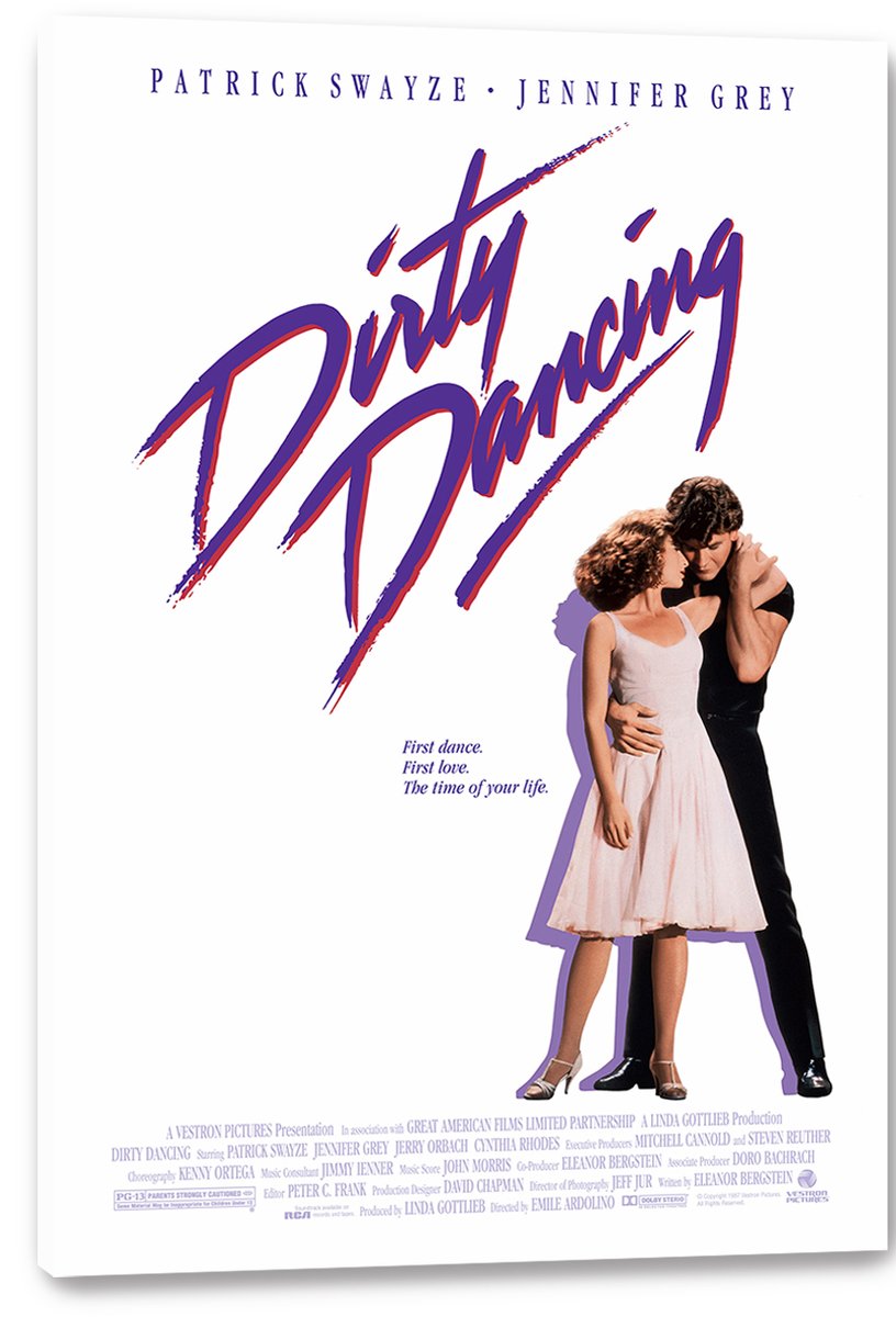 Dirty Dancing Movie Decorative Painting (paper and canvas) art poster printing print