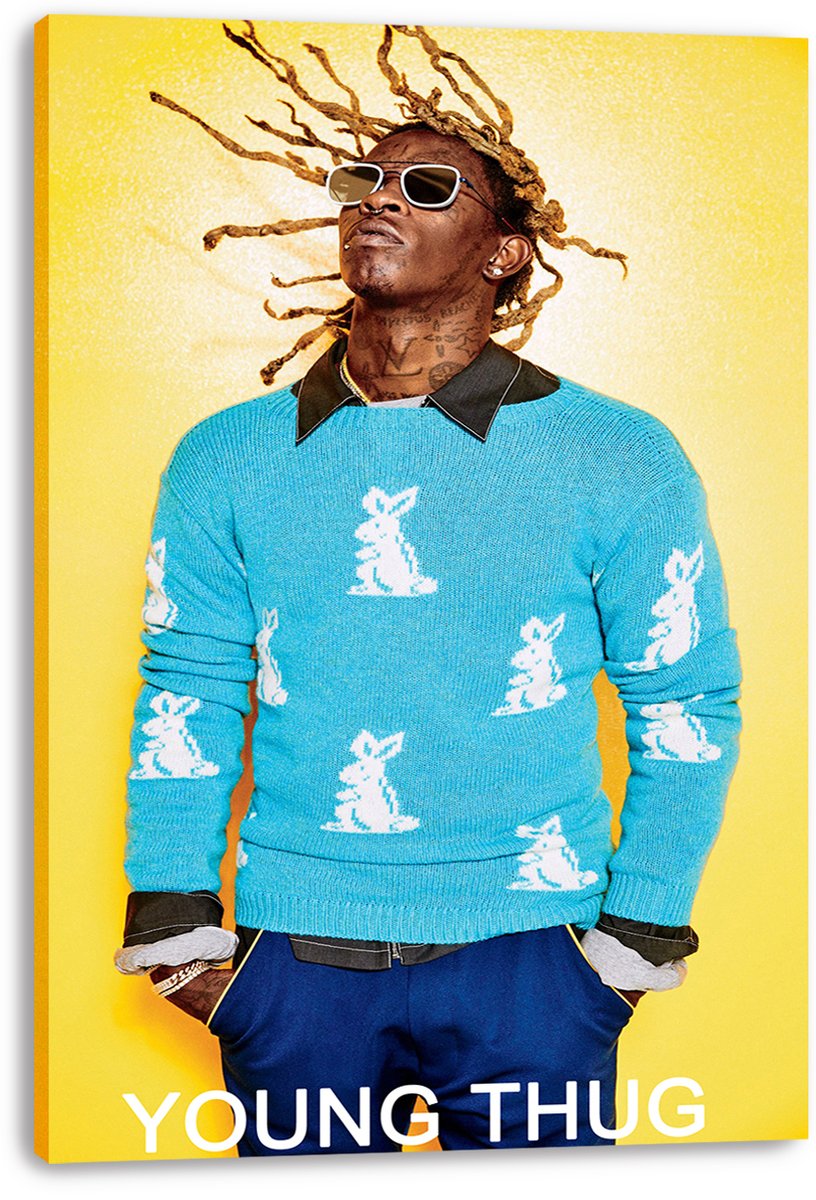 Young Thug Decorative Painting (paper and canvas) art poster printing print