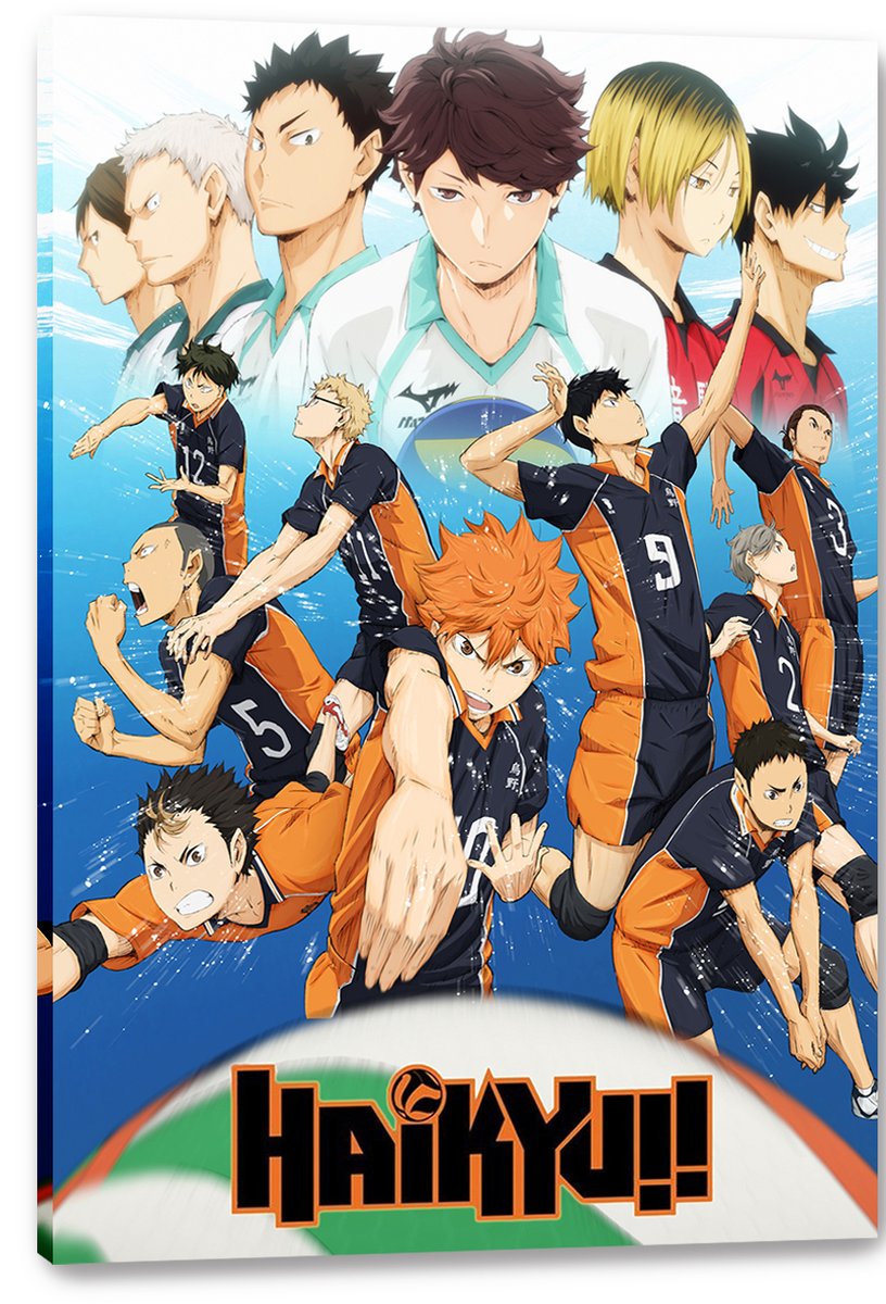 Haikyuu!! Anime Volleyball Team Decorative Painting (paper and canvas) art poster printing print